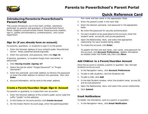 parent portal