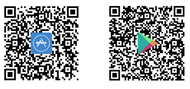 App store QR codes.